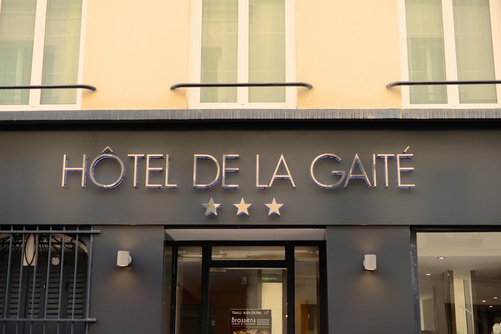 Hotel De La Gaite Paris Eksteriør billede